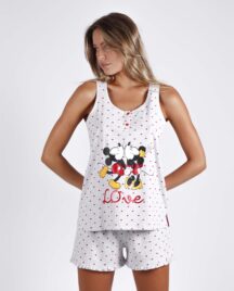 Baby Doll γκρι κόκκινο με τύπωμα mickey mouse Disney Baby Doll γκρι κόκκινο με τύπωμα mickey mouse Disney