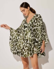 Φόρεμα πράσινο Leopard Lida Swimwear
