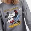 Πυζάμα γκρι καρό mickey & minnie mouse Disney