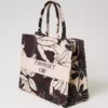 Τσάντα floral canvas shopper Twin Set