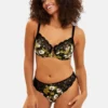 Slip bikini Ariane Fantaisy μαύρο floral Sans Complexe