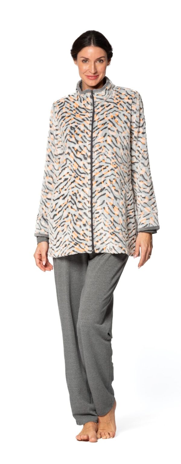 Ρόμπα ζακέτα fleece animal print Egatex