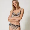 Slip brazil full Embroidered tulle Twin Set