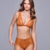 Μπούστο bralette δαντέλα amber lurex Lida Lingerie