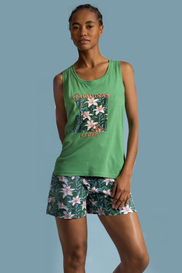 Baby doll πράσινο floral Admas