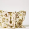 Τσάντα canvas olive leaf palm Twin Set