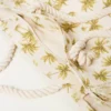Τσάντα canvas olive leaf palm Twin Set