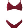 Μπούστο μπικίνι Astrid bordeaux curly Stefania Frangista