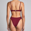 Μπούστο μπικίνι Astrid bordeaux curly Stefania Frangista