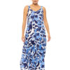 Μακρύ Φόρεμα Abstract floral Pink Label