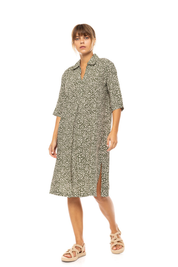 Φόρεμα Ditsy Green Pink Label