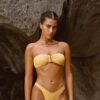 Strapless μπικίνι Melita Banana Jacquard Stefania Frangista