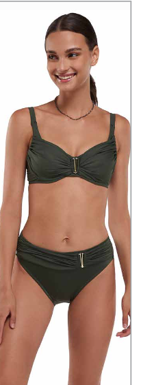 Set Μπικίνι μπανέλα λαδί Crool Swimwear Set Μπικίνι μπανέλα λαδί Crool Swimwear