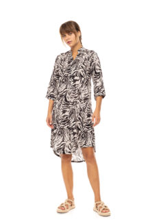Φόρεμα black leopard Pink Label Φόρεμα black leopard Pink Label