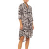 Φόρεμα black leopard Pink Label