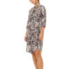 Φόρεμα black leopard Pink Label