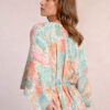 Φόρεμα turqoise snake print Molly Bracken