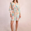 Φόρεμα turqoise snake print Molly Bracken