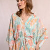 Φόρεμα turqoise snake print Molly Bracken