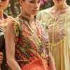 Μακρύ φόρεμα orange floral Iconique