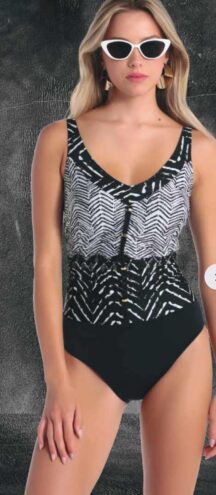 Set μπικίνι μπανέλα black and grey Lucero Set μπικίνι μπανέλα black and grey Lucero
