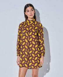 Τρίγωνο μπικίνι geometric print Lida Swimwear