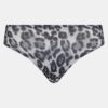 Slip bikini soft stretch grey leopard Chantelle