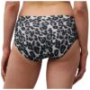 Slip high waist soft stretch grey leopard Chantelle