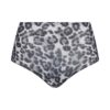 Slip high waist soft stretch grey leopard Chantelle