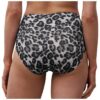 Slip high waist soft stretch grey leopard Chantelle