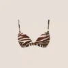 Σουτιέν triangle επένδυση zebra print Twin Set