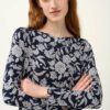 Νυχτικό blue floral Vamp