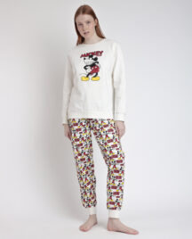 Πυζάμα off white Mickey Mouse Disney