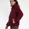 Ρόμπα ζακέτα fleece bordeaux Minnie Mouse Disney