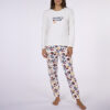 Πυζάμα fleece blanc Melissa Brown