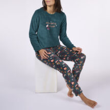 Πυζάμα fleece blanc Melissa Brown