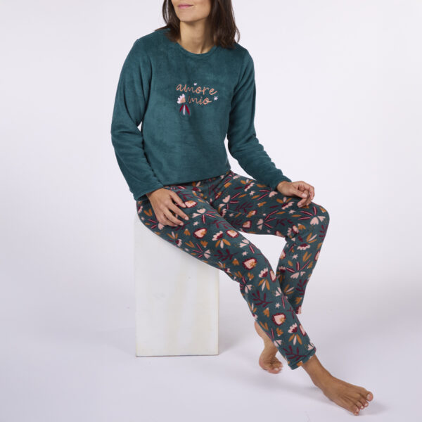 Πυζάμα fleece blanc Melissa Brown
