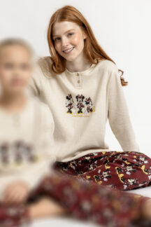 Πυζάμα bordeaux Minnie Mouse Disney