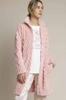 Ρόμπα ρόμπα fleece dusty pink Admas