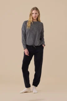 Set velour pied de poule Noidinotte