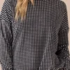 Set velour pied de poule Noidinotte