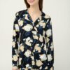 Πυζάμα blue floral Vamp