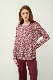 Πυζάμα bordeaux zebra Vamp