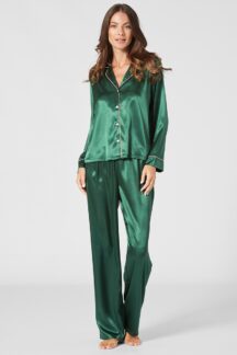 Πυζάμα forest green satin Penky Πυζάμα forest green satin Penky