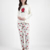 Πυζάμα off white Snoopy Peanuts