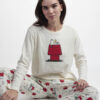 Πυζάμα off white Snoopy Peanuts