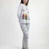 Πυζάμα grey melange Snoopy Peanuts