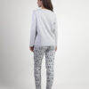 Πυζάμα grey melange Snoopy Peanuts