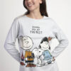 Πυζάμα grey melange Snoopy Peanuts