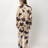 Πυζάμα floral satin Admas